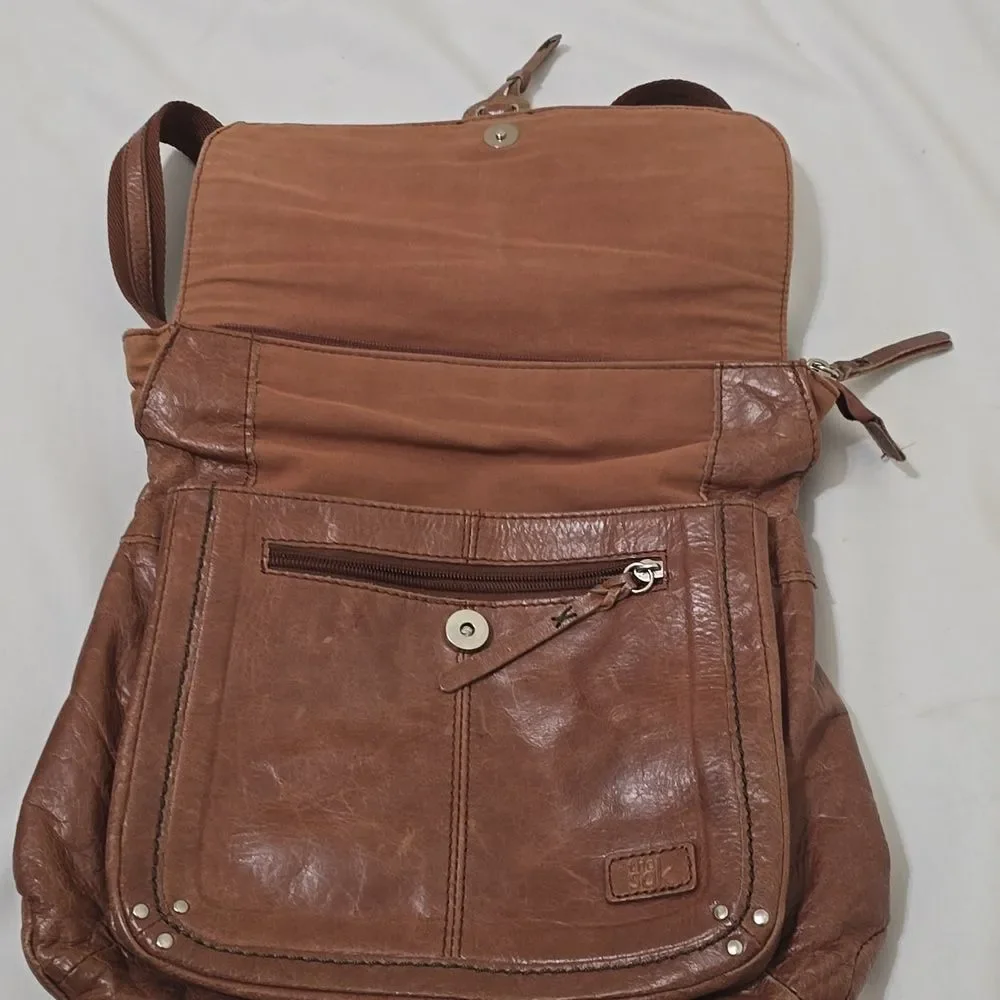 The Sak Backpack/crossbody Brown Leather Women's Bag